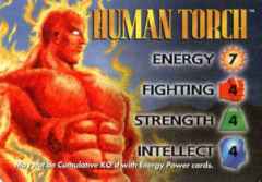 Human Torch 4-Grid Character Card